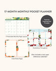 2026 Fruit & Flora Monthly Pocket Planner
