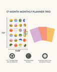 2025 Painter's Palette Monthly Planner Trio