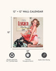 2026 Elvgren: Pin-Up Girls 12" x 12" Wall Calendar
