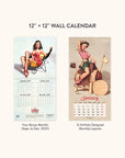2026 Elvgren: Pin-Up Girls 12" x 12" Wall Calendar