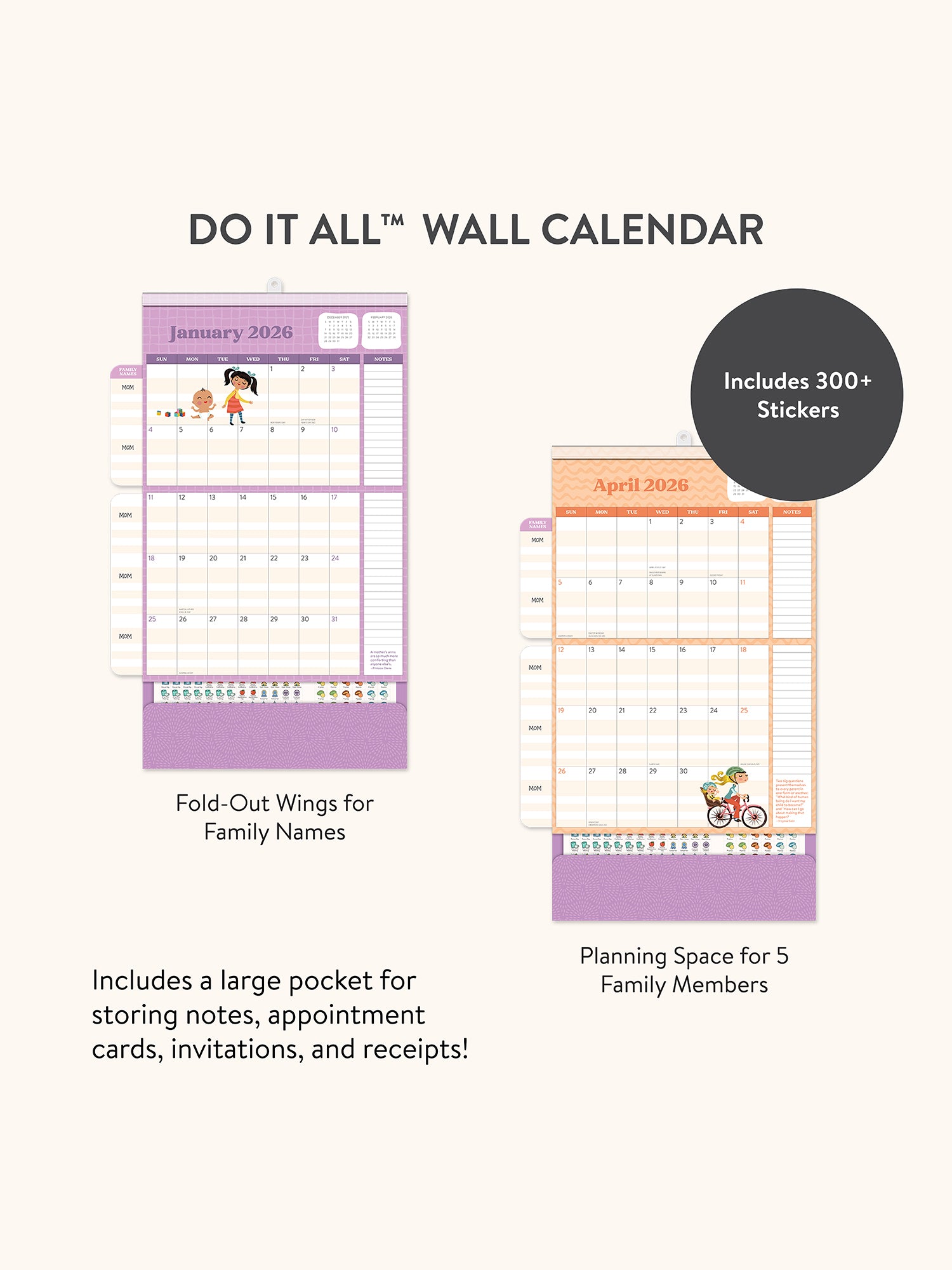 2026 Mom Do It All Wall Calendar