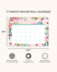 2026 Bella Flora Deluxe Wall Calendar