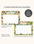 2026 Fruit & Flora Deluxe Wall Calendar