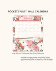 2026 Secret Garden Pockets Plus Calendar