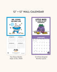 2025 Mr. Men™ Little Miss™ 12" x 12" Calendar