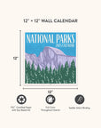 2025 National Parks 12" x 12" Calendar