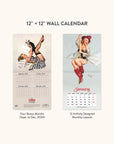 2025 Elvgren: Pin-Up Girls 12" x 12" Calendar