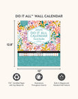 2025 Secret Garden DIA Wall Calendar