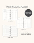 2025 Oxford Blue Agatha Planner