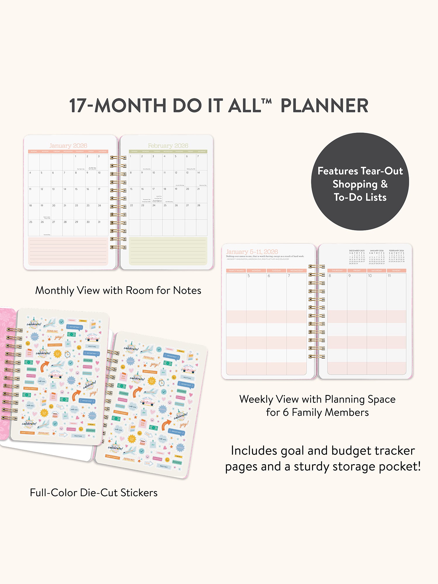 2026 Bella Flora Do It All Planner