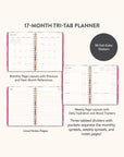 2025 Summer Poppies Tri-Tab Planner