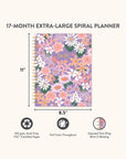 2026 Secret Garden Extra-Large Spiral Planner