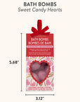 Sweet Candy Hearts Bath Bombs
