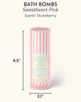 Petit Bon Bon Sweetheart Pink Bath Bombs