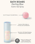 Petit Bon Bon Darling Blue Bath Bombs