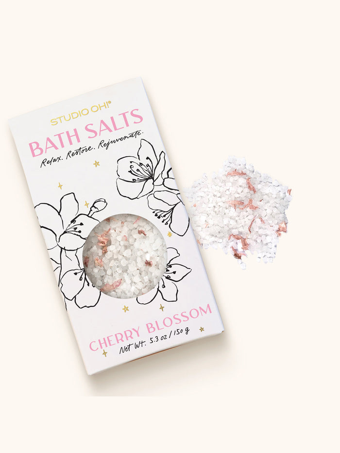 Cherry Blossom Scented Bath Salts
