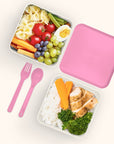 Pink Poppies Lunch Size Bento Box