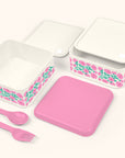 Pink Poppies Lunch Size Bento Box