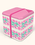 Pink Poppies Lunch Size Bento Box