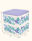 Folk Art Flowers Lavender Lunch Size Bento Box