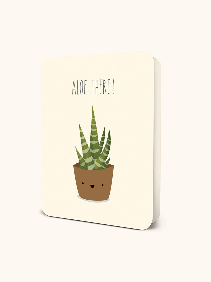 Aloe There Deluxe Greeting Card