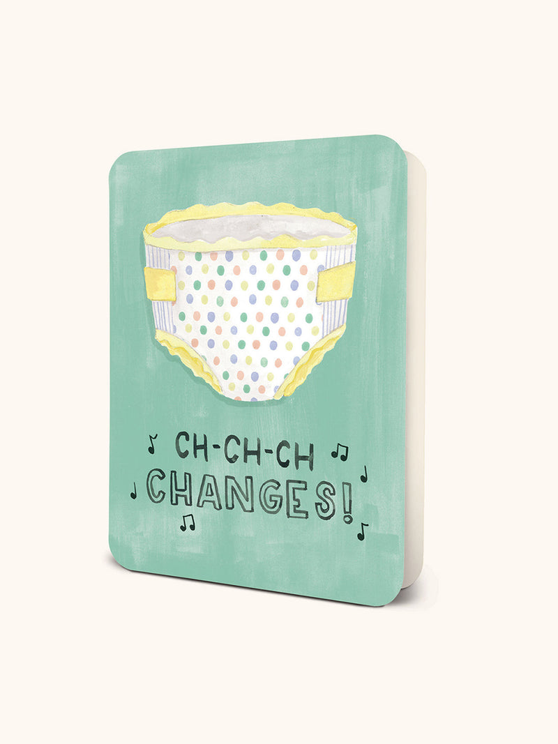 Ch-ch-ch Changes Deluxe Greeting Card