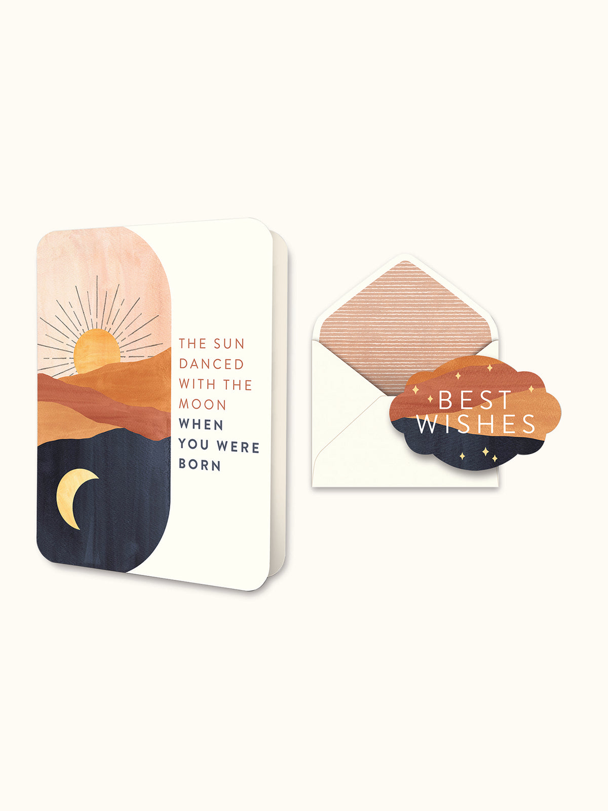 The Sun Danced with the Moon Deluxe Greeting Card