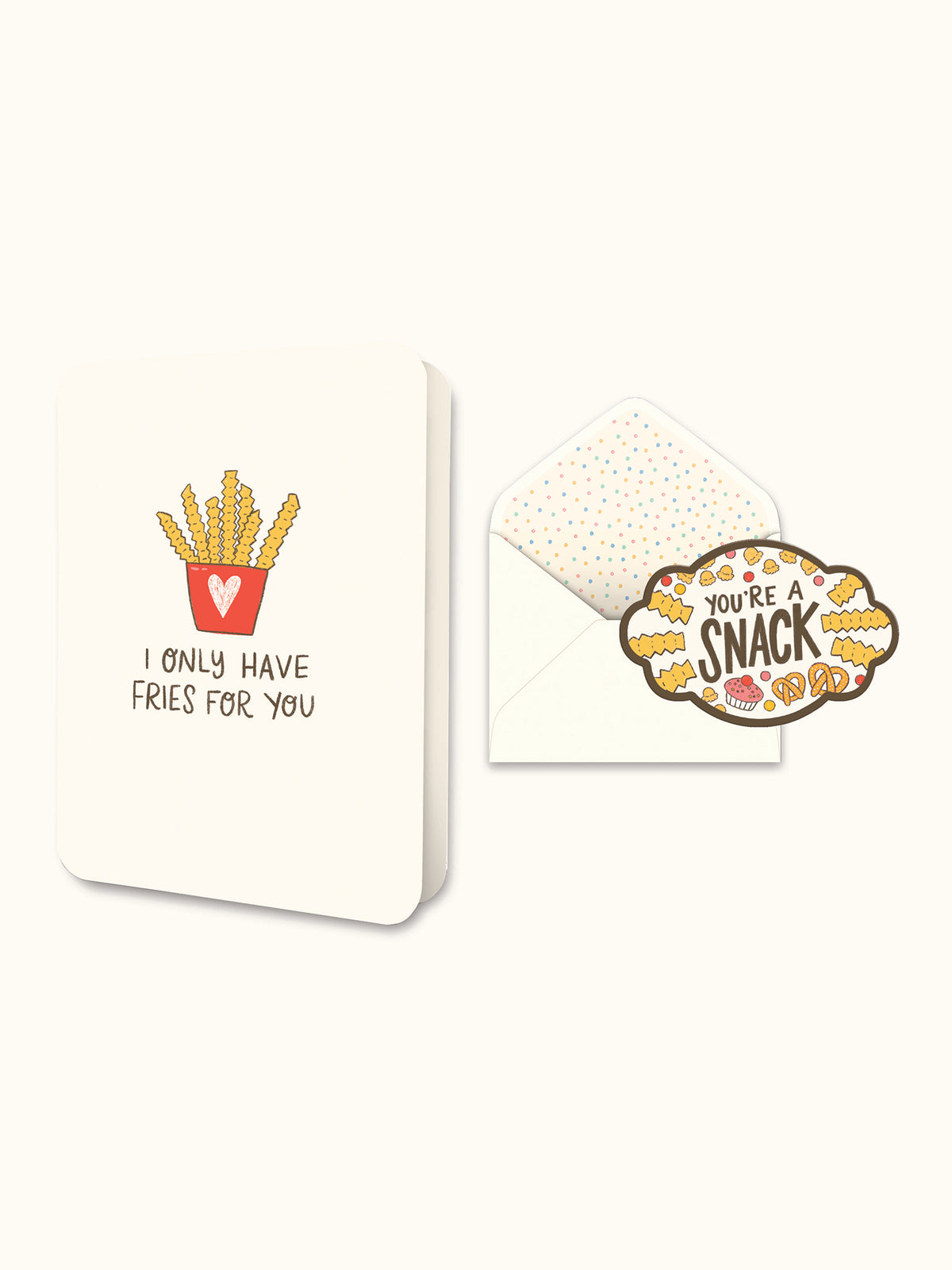 Fries for You Deluxe Greeting Card