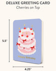 Cherries on Top Deluxe Greeting Cards