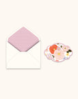 Delicate Windflowers Deluxe Greeting Cards