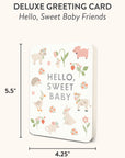 Hello, Sweet Baby Friends Deluxe Greeting Cards