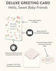 Hello, Sweet Baby Friends Deluxe Greeting Cards
