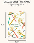 Sparkling Wish Deluxe Greeting Cards