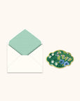 Garden Frills Birthday Deluxe Greeting Card