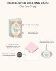 Our Love Story Deluxe Greeting Card