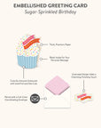 Sugar-Sprinkled Birthday Deluxe Greeting Card