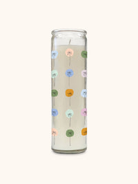 Citronella & Sweet Lavender Cathedral Candle: Dotted Palms