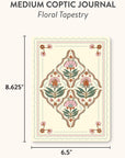 Floral Tapestry Medium Coptic-Bound Journal