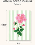 Cabana Blooms Medium Coptic-Bound Journal