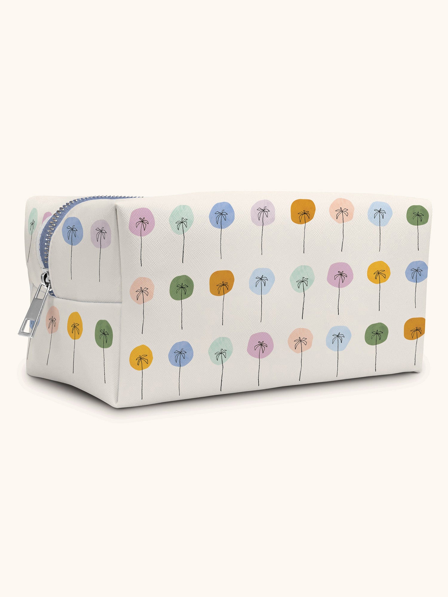 Dotted Palms Loaf Cosmetic Bag - Thumbnail 2