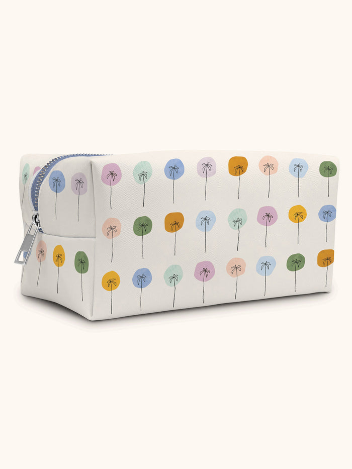 Dotted Palms Loaf Cosmetic Bag