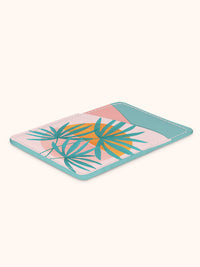 Island Sunset Stick-On Cell Phone Wallet