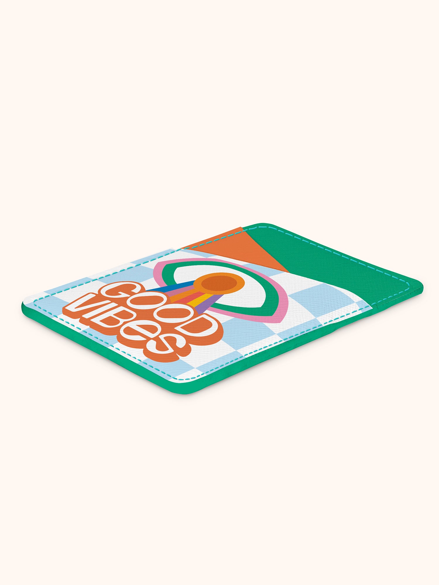 Spread Good Vibes Stick-On Cell Phone Wallet