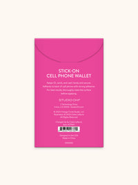 Charged Up Stick-On Cell Phone Wallet