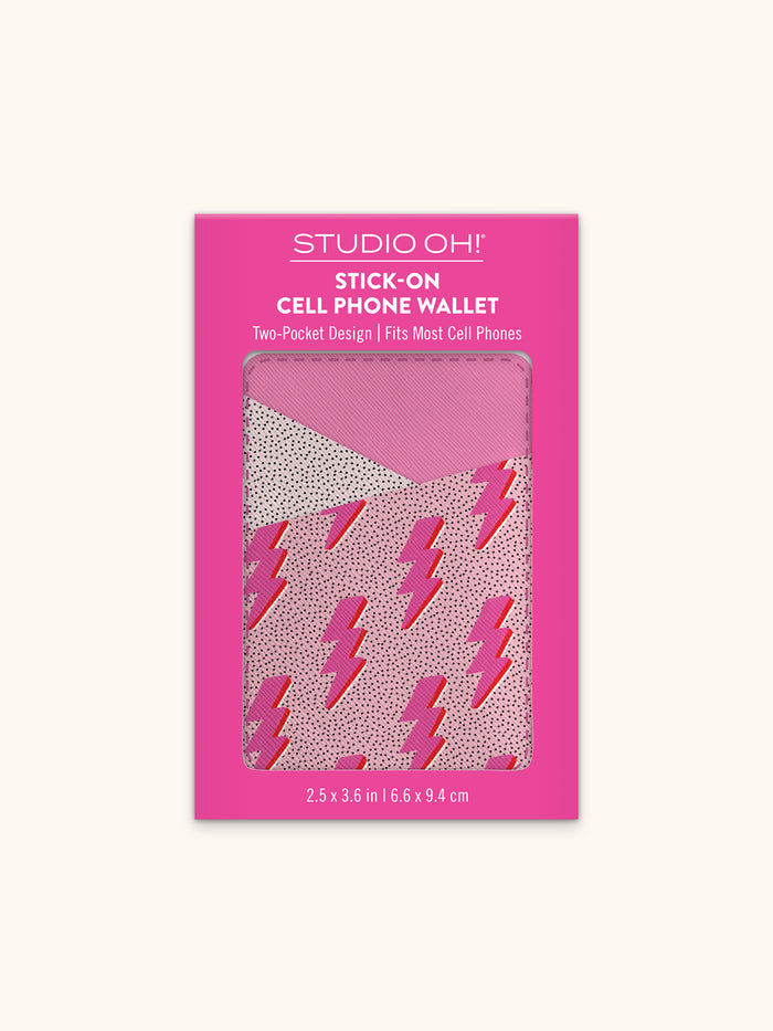 Charged Up Stick-On Cell Phone Wallet