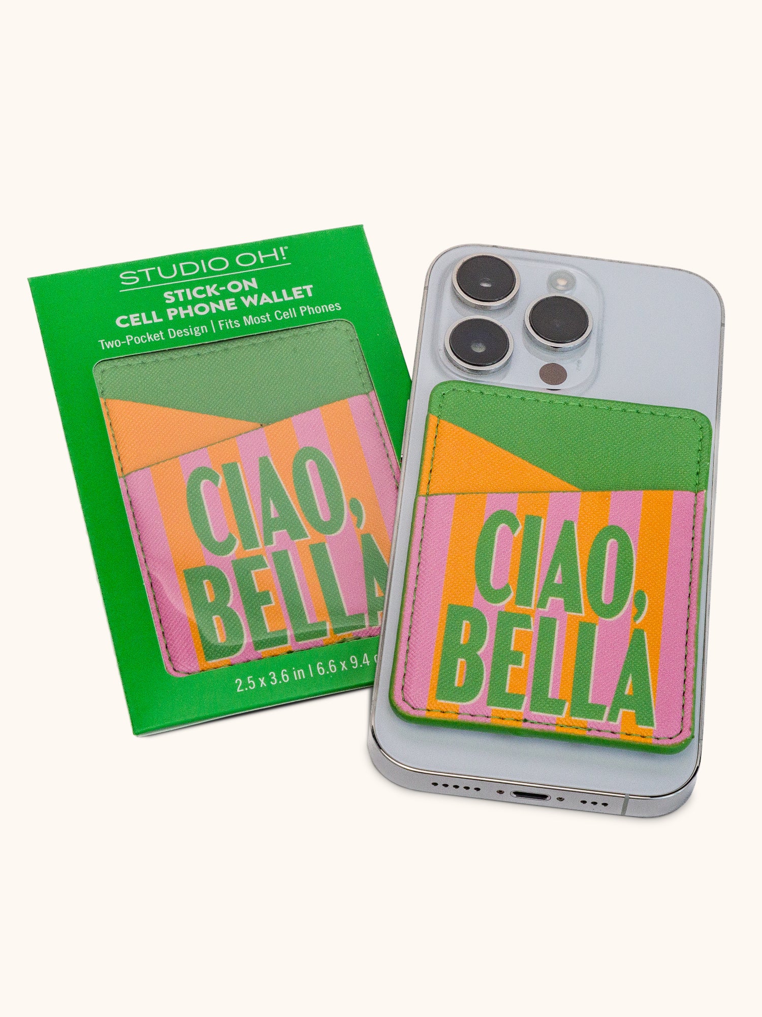 Ciao, Bella Stick-On Cell Phone Wallet – Studio Oh!