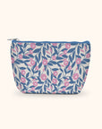 Blushing Dahlias Clutch Cosmetic Bag