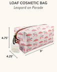 Leopard on Parade Cosmetic Loaf Pouch