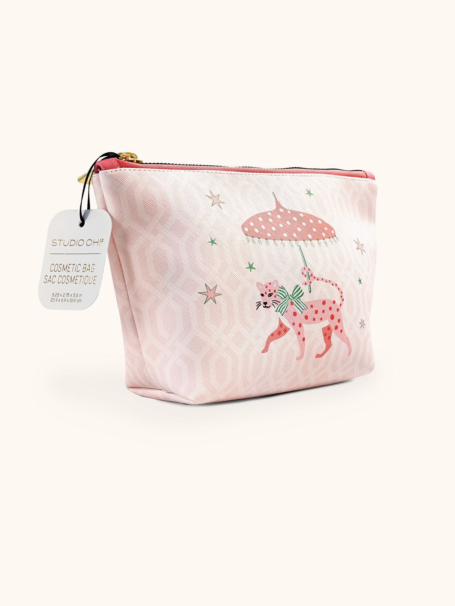 Leopard on Parade Clutch Cosmetic Bag