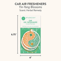 Yin-Yang Blossoms Car Air Freshener